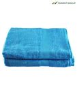 Trident Ocean Blue Medium Bath Towels  (set of 2)