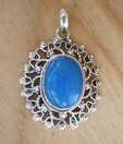 Designer Silver Inc. Embellished Chalcedony Pendant
