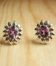 Designer Silver Inc. Silver & Amethyst Earrings