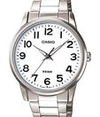 Casio Formal White Steel Watch