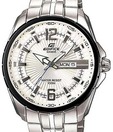 Casio Edifice Black Bezel Steel Watch