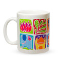 Chumbak India Square Pattern Coffee Mug
