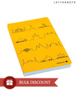 LetterNote Places We Love India -Big Vivid Ruled Notebook (Pack of 12 pcs)