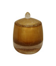 Plumeria  Golden Colour Cotton Swab Container