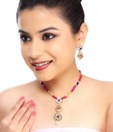 Kshitij Majestic Multicolour Beads Necklace Set
