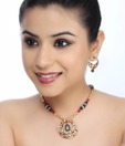 Kshitij Ethnic Multicoloured Necklace Set