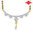 Sparkles Graceful Diamond Studded Mangalsutra