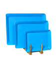 Superware Blue Melamine Tray Set- 3 Pcs