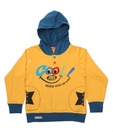 Unikid Cool Yellow & Blue Hooded Sweatshirt