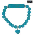 Piebee Turquoise Heart Charm Bracelet