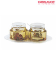 Freelance Brown Leaf Jam Jar Set