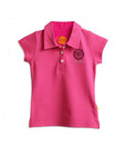 Unamia Pretty Pink Polo T-Shirt For Kids