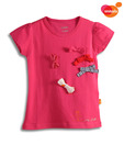 Unamia Fuschia Pink Bow Top For Kids