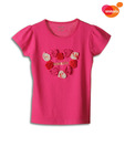 Unamia Fuschia Pink Rose Bud Top For Kids