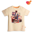 Unamia Cool Cream T-Shirt For Kids