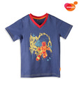 Nauti Nati Blue & Peach Dress For Kids For Kids