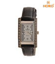 Horo  Studded 9&3 Dial Watch
