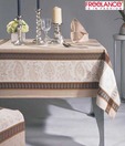 Freelance Paisley Prints Beige Verona Table Cover