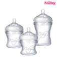 Nuby Silicone Bottle With Fast Flow Nipple , Pp Neck Hood & Cap (300Ml)