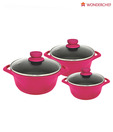 Wonderchef Ceramic Coating 6 Pc Cook n Serve Casseroles