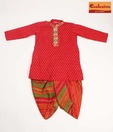 Exclusive from Jaipur Red Dhoti Kurta For Kids