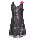 Kilkari Pretty Black Sequins Frock For Kids