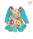 Kilkari Pretty Turquoise Frock For Kids