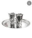 RK Maharaja Three Pcs Stainless Steel Serving Set