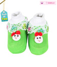 Isabelle Green Teddy Infant Booties Pack of 2 For Kids