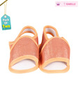 Isabelle Peach Infant Booties Pack of 2 For Kids