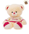 Dimpy Stuff Cute Cream Teddy Bear With U R Special T-shirt Soft Toy-52 cm