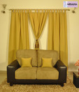 ARIANA Rose Beige Door Curtains