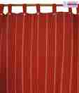 ARIANA Honey Maroon Window Curtains
