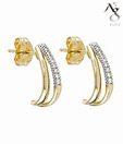AG Diamond Designer Curve Earrings