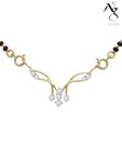 Ag Real Diamond Fashionable Wedding  Mangalsutra
