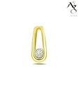 AG Appealing Diamond Solitaire Pendant