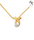 AG Diamond Knot Pendant