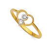 AG 2 Diamond Heart Ring