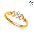 AG Zigzag Traditional Diamond Ring