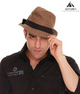 Alvaro Chic Brown Knitted Retro Style Hat