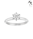 AG Real Diamond Solitaire Ring