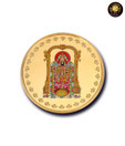 Aarya24kt Balaji Gold plated coin AR-CN-020
