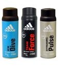 Adidas Dynamic Plus + Ice + Team Force Deo (150 ml Each)
