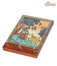 Aapno Rajasthan Handcrafted Wooden Key Holder-001