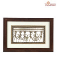 Aapno Rajasthan HandCrafted Tribal Metal Craft With Rosewood Frame_09