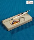 Aapno Rajasthan Wooden Pen & Key Chain Set