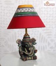 Aapno Rajasthan Elegant Ganapati Lampshade in  Warli Style