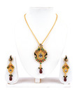 Adhira Finely Designed Multi-Colour Necklace Set