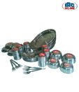 Big Home Stainless Steel 42 Pcs Dinner Set