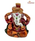 Aapno Rajasthan Hand Painted Enamelled Metal Ganapati_13